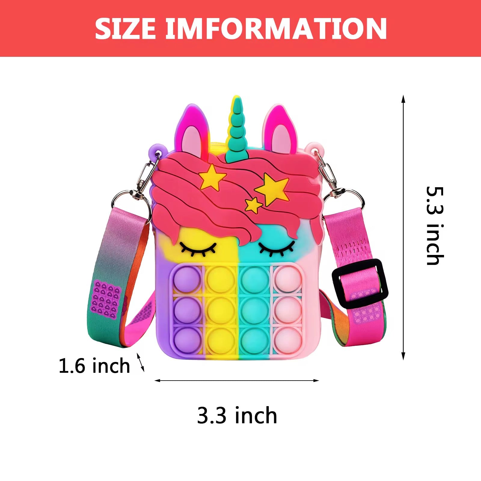 Sac à main PopIt Licorne