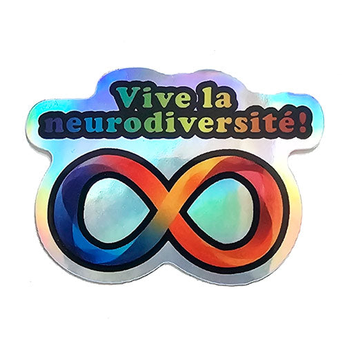Autocollants Vive la neurodiversité (2 pouces)
