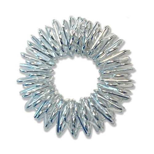 Lot de Bagues sensorielles en métal (argent)