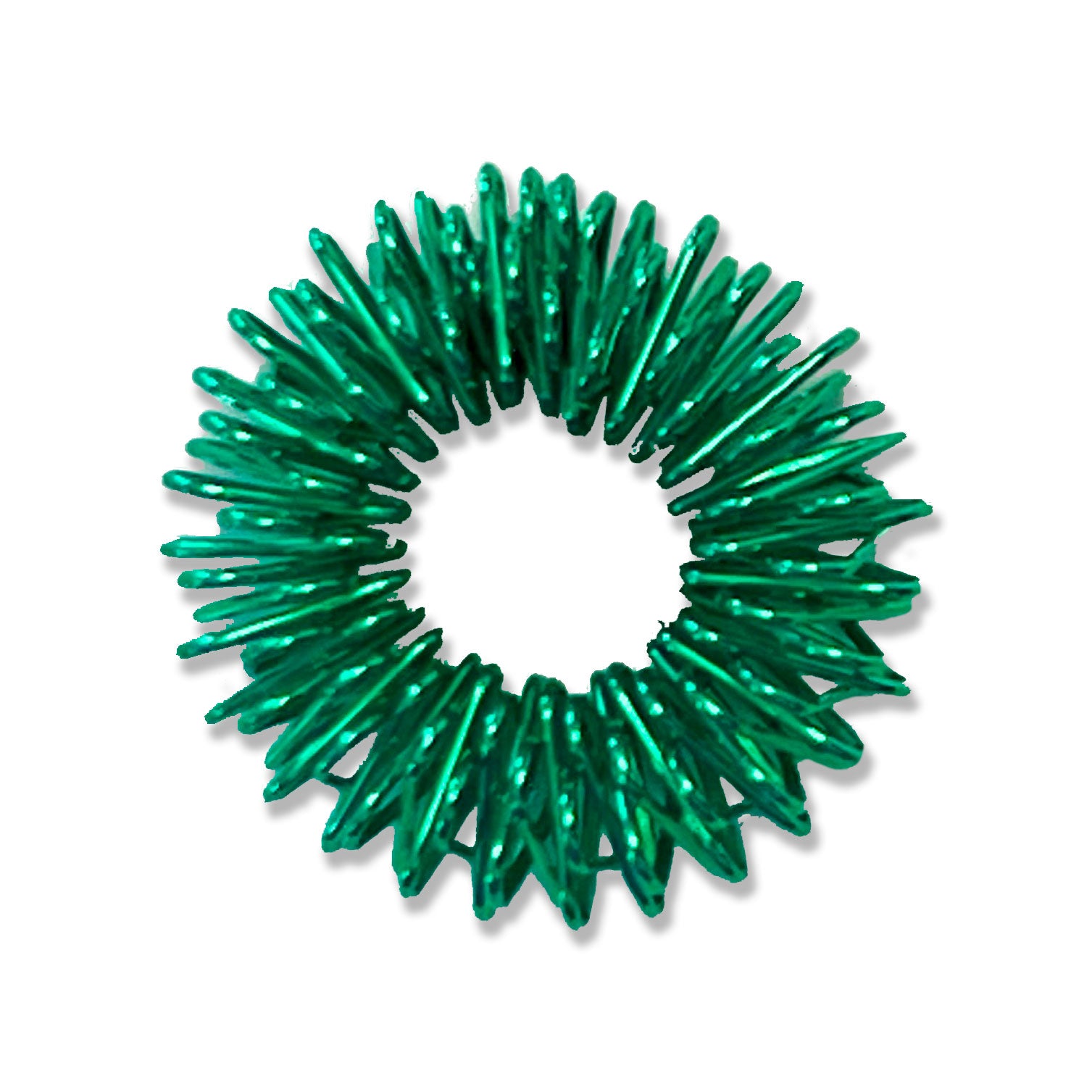 Lot de Bagues sensorielles en métal (vert)