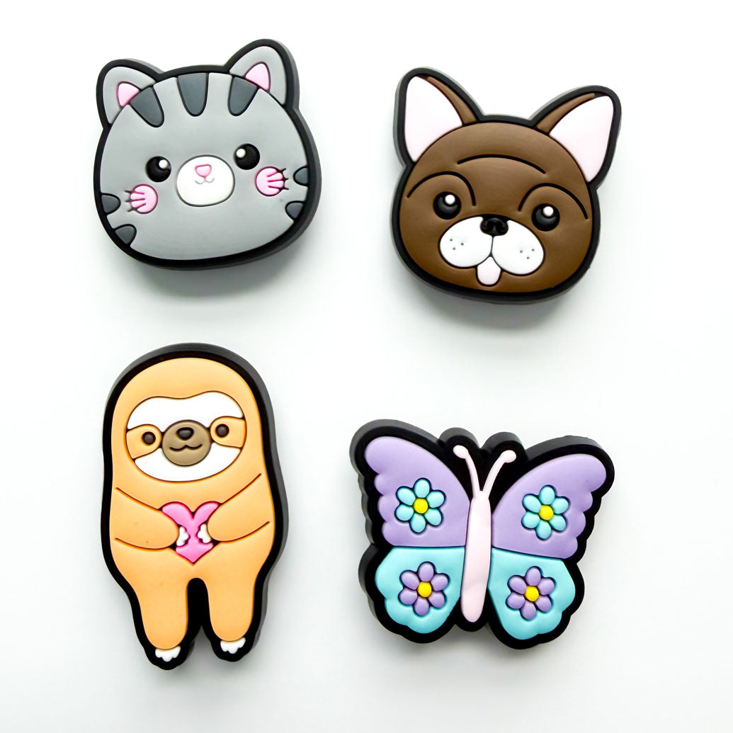 4 breloques Compagnons (pins pour crocs)