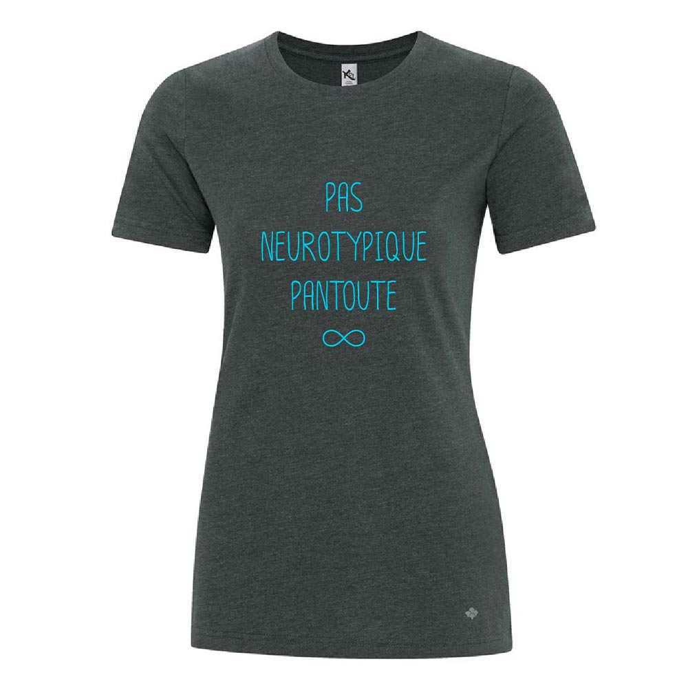 T-shirt – Femme – Pas neurotypique pantoute (gris)