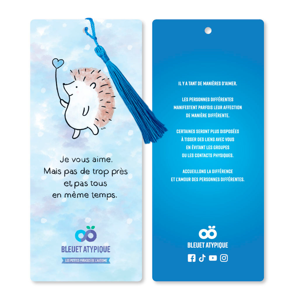 Marque-pages géants - Hérisson