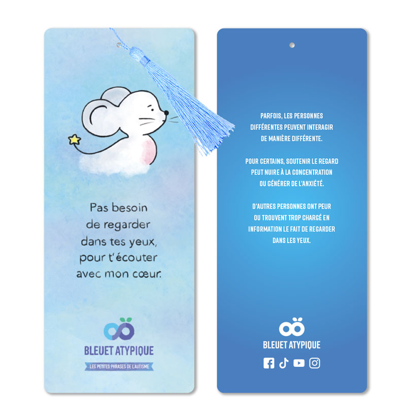 Marque-page géant Souris (plastique)