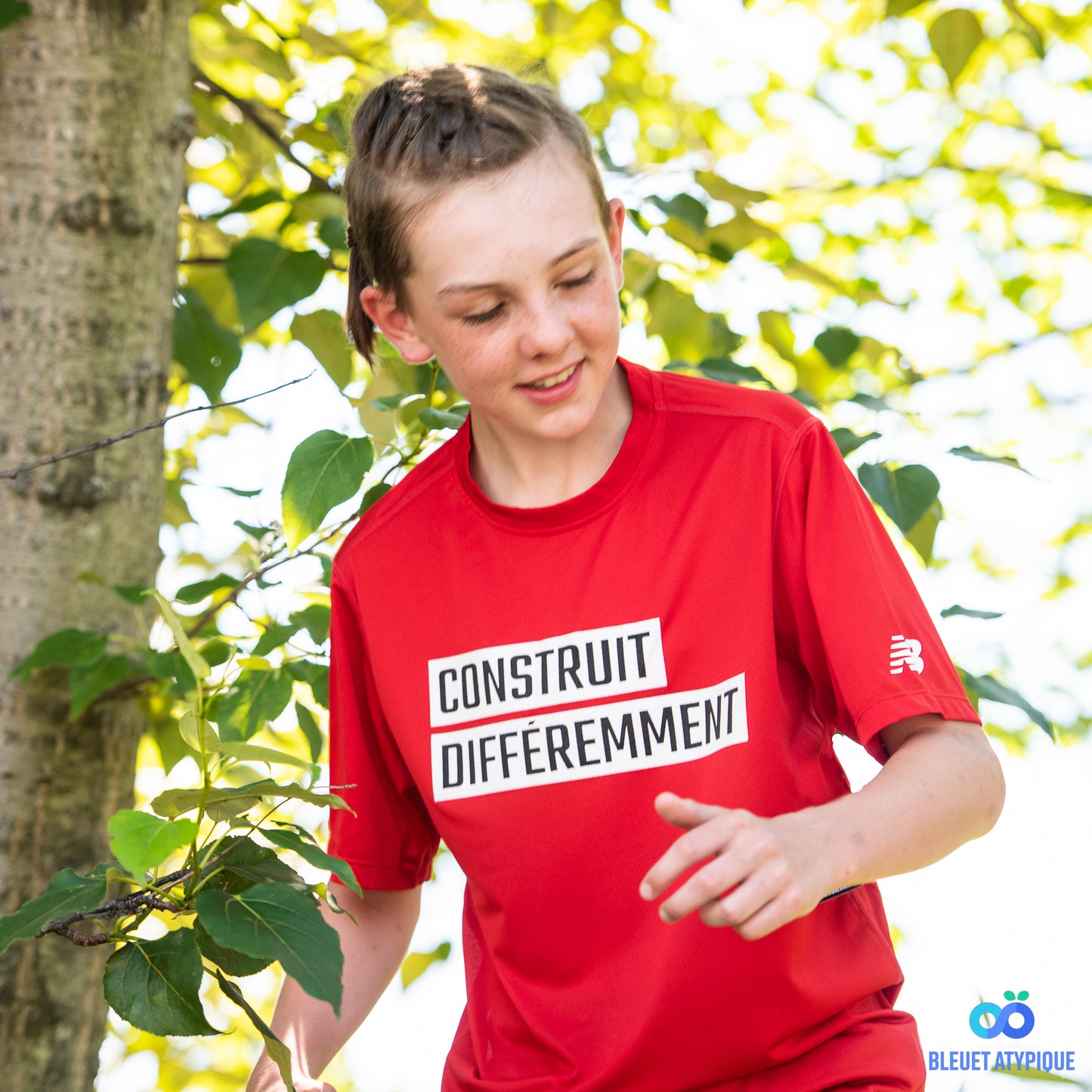 T-shirt NB sport homme - Construit différemment (rouge)