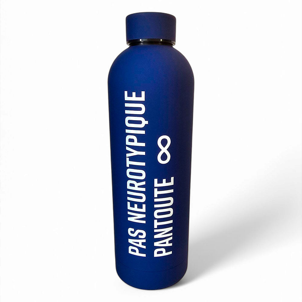 Gourde 750 ml - Toucher doux - Pas neurotypique pantoute
