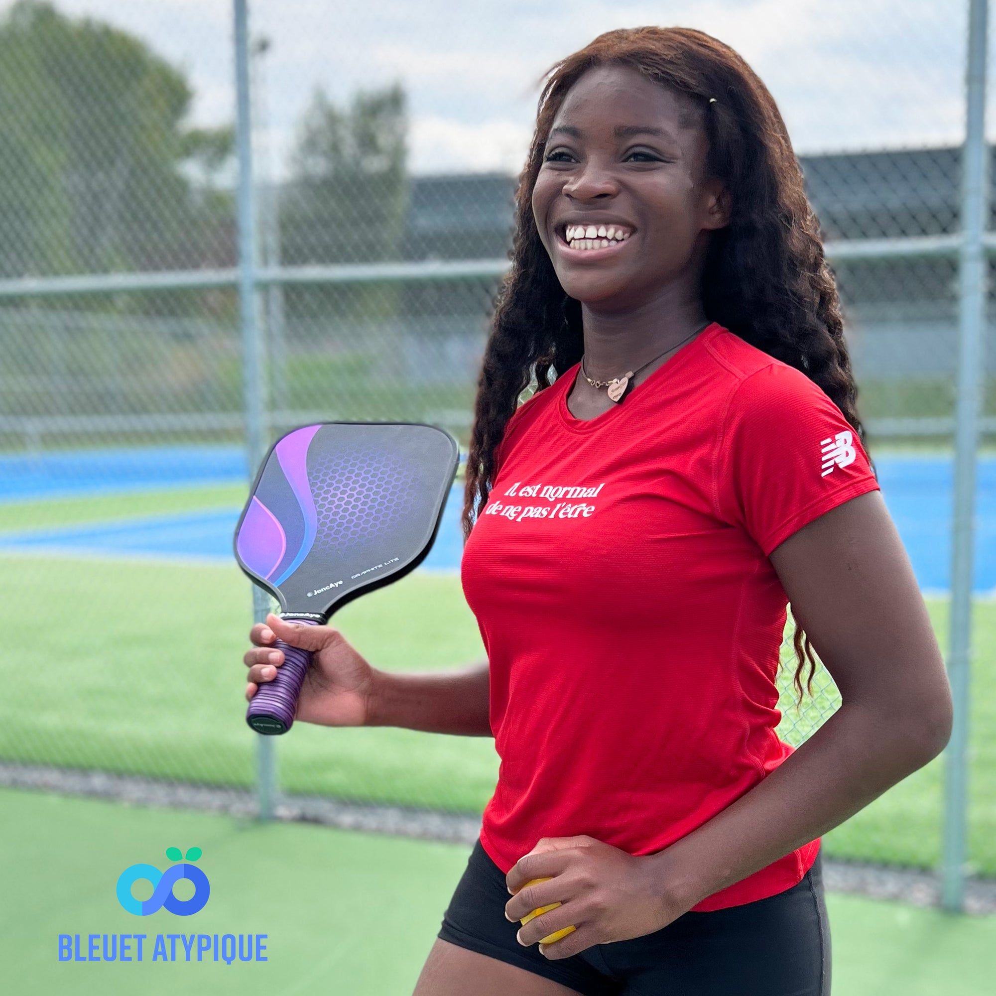Women's NB sport t-shirt - It's okay not to be (red)