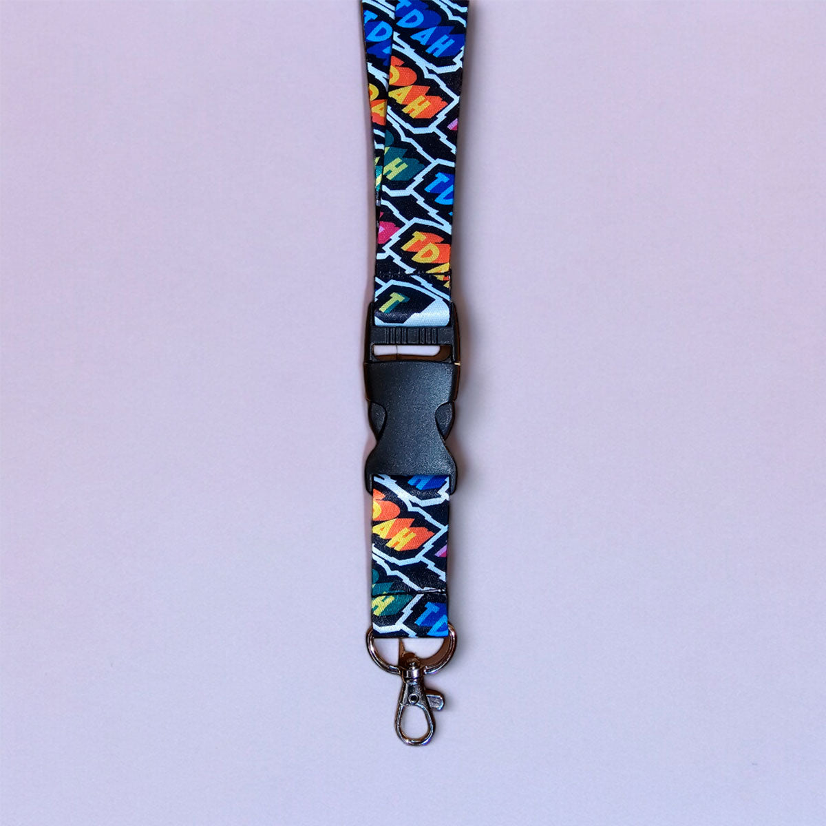 Lanière cordon de cou pour clés ou cocarde - TDAH