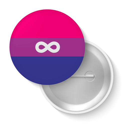 Badge set - Bisexuality + Neurodiversity