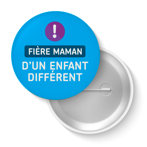 Badge set - Proud mother of a different child