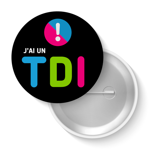 Lot de badges - J'ai un TDI
