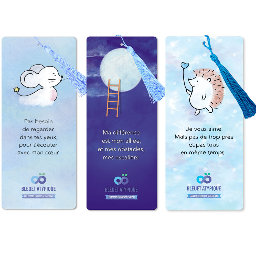 Trio Marque-pages géants