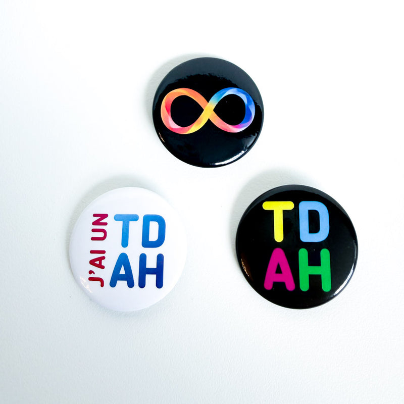 Trio badges - TDAH