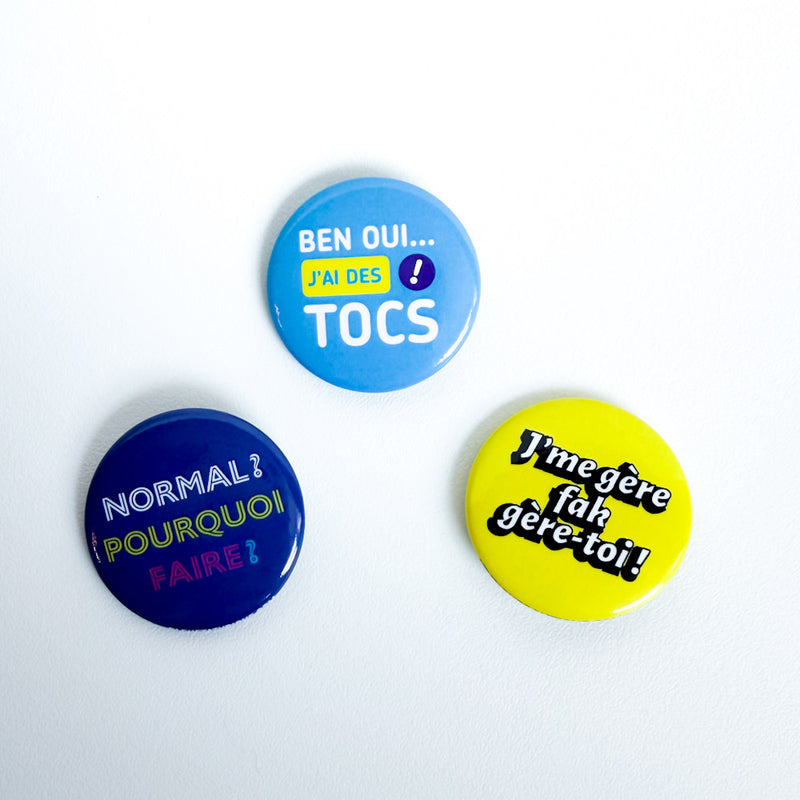 Trio badges - TOCS