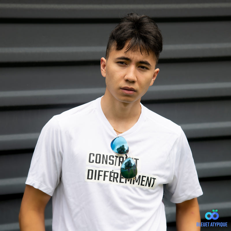 Men's NB sport t-shirt - Built differently (white)