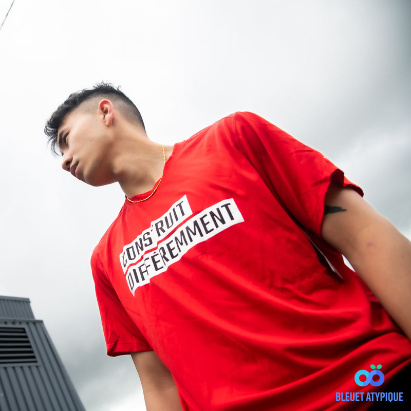 Men's NB sport t-shirt - Built differently (red)