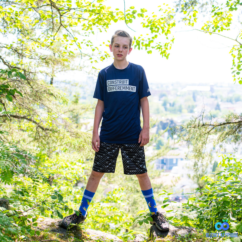 Men's NB sport t-shirt - Built differently (navy)