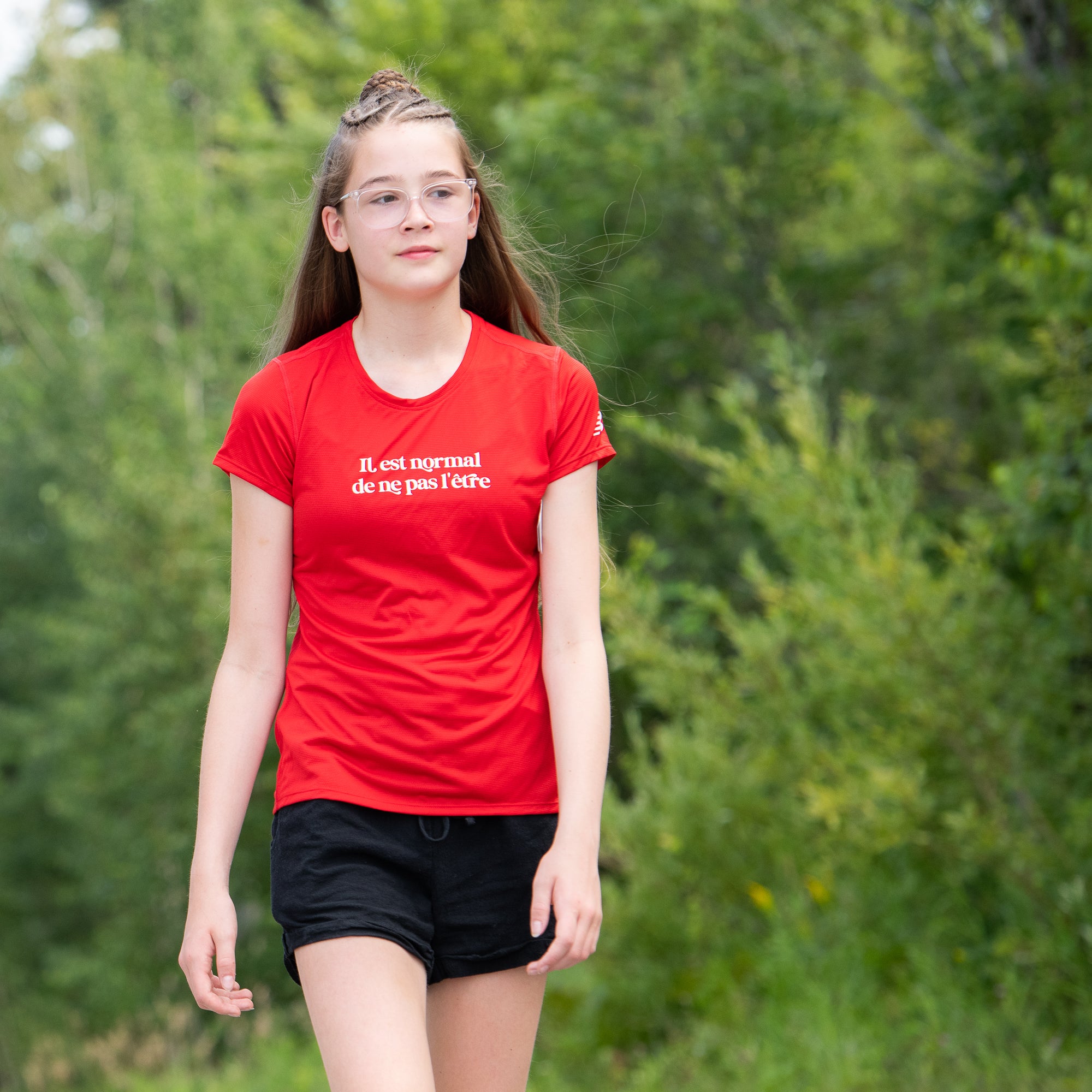 Women's NB sport t-shirt - It's okay not to be (red)
