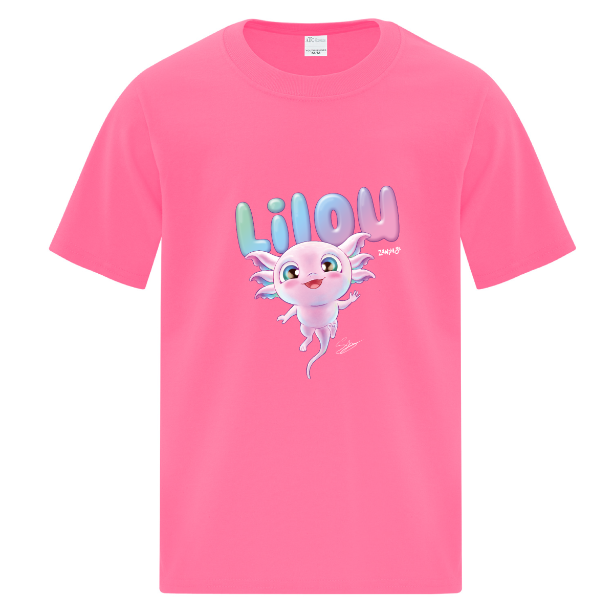 T-shirt enfant - Lilou copie, tout, tout, tout ROSE