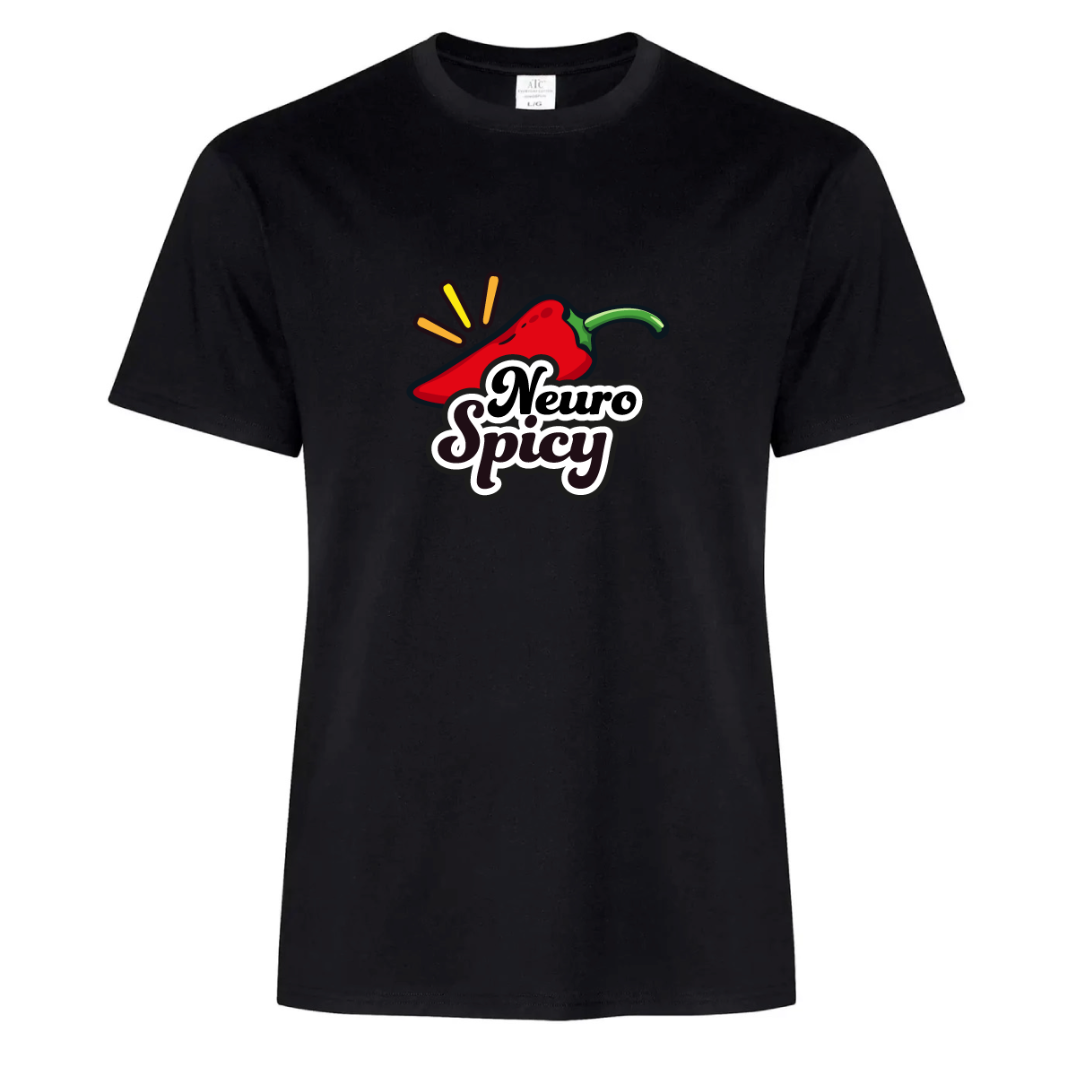 T-shirt Unisexe Neurospicy Noir