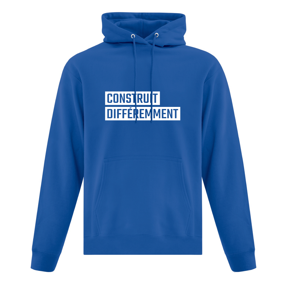 Haut à capuche - Construit différemment - Bleu