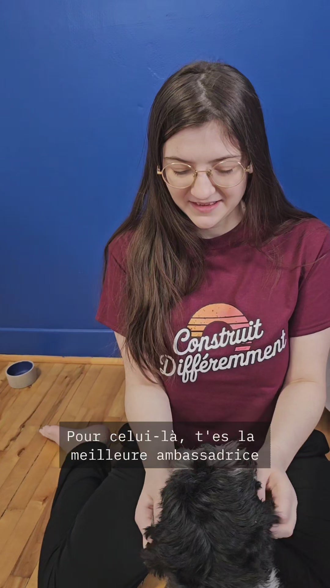 T-shirt Unisexe - Construit différemment - Bourgogne