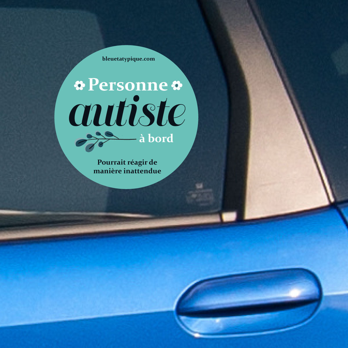 Vehicle Sticker Pack - Autistic on Board (Aqua)