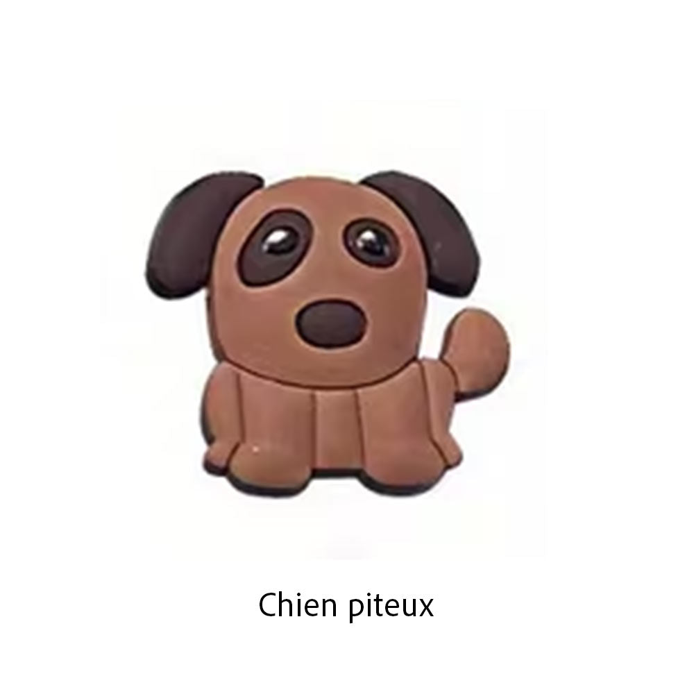 3 breloques animaux au choix (pins pour Crocs)
