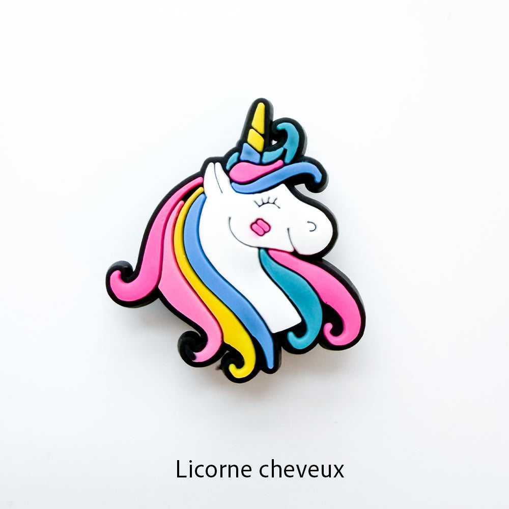 Sac et 3 breloques licorne au choix