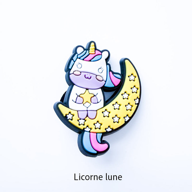 3 breloques licornes au choix (pins pour Crocs)