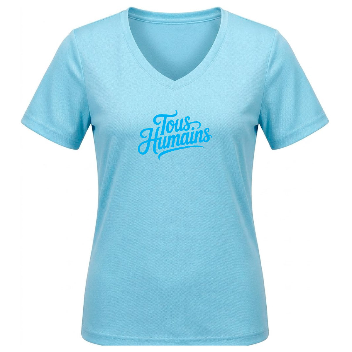 Tissu sport - Col V - Tous humains