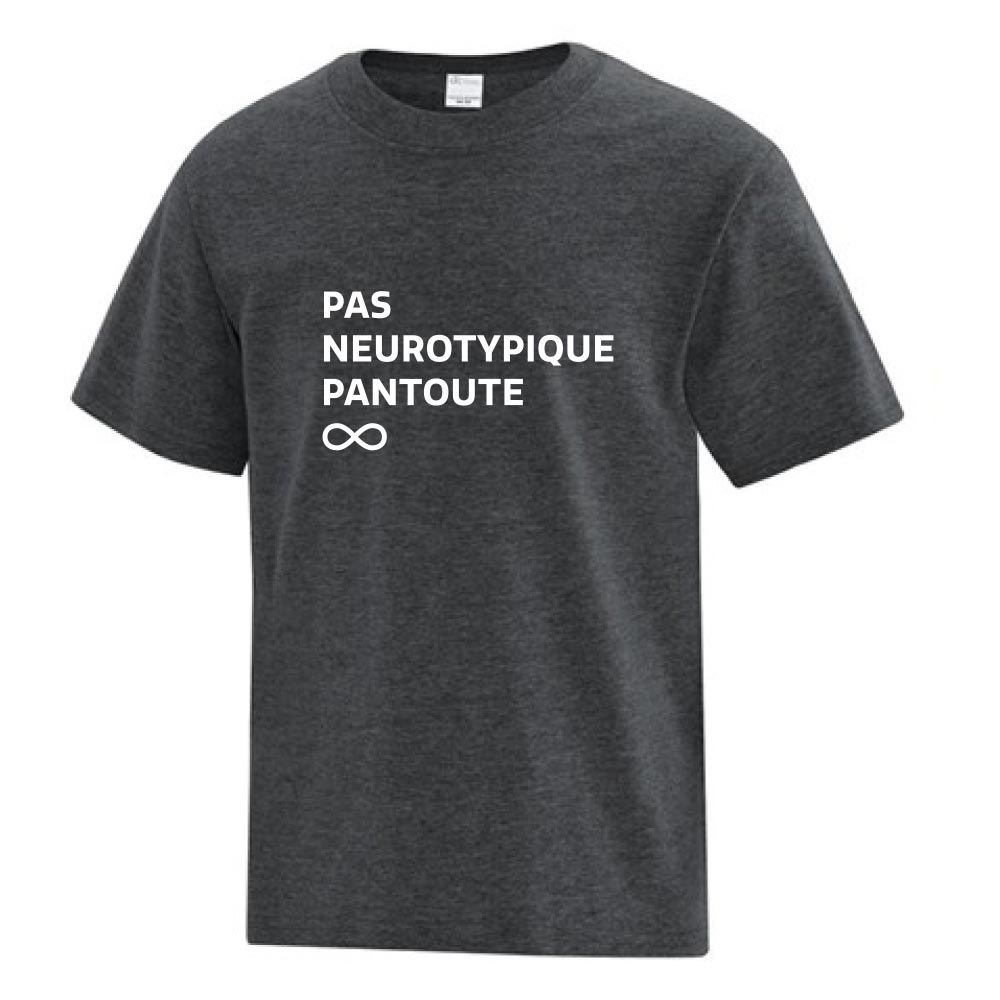 Children's t-shirt - Not neurotypical pantoute (grey)