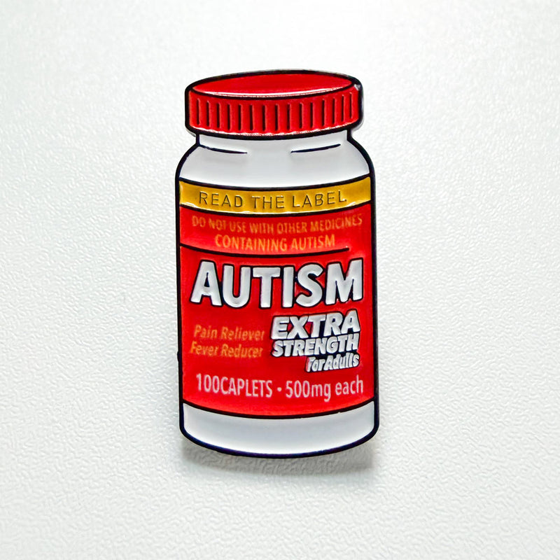 Épinglette : Autisme Extra Strength