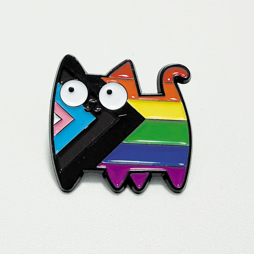 Fierté chat inclusif (1 épinglette)