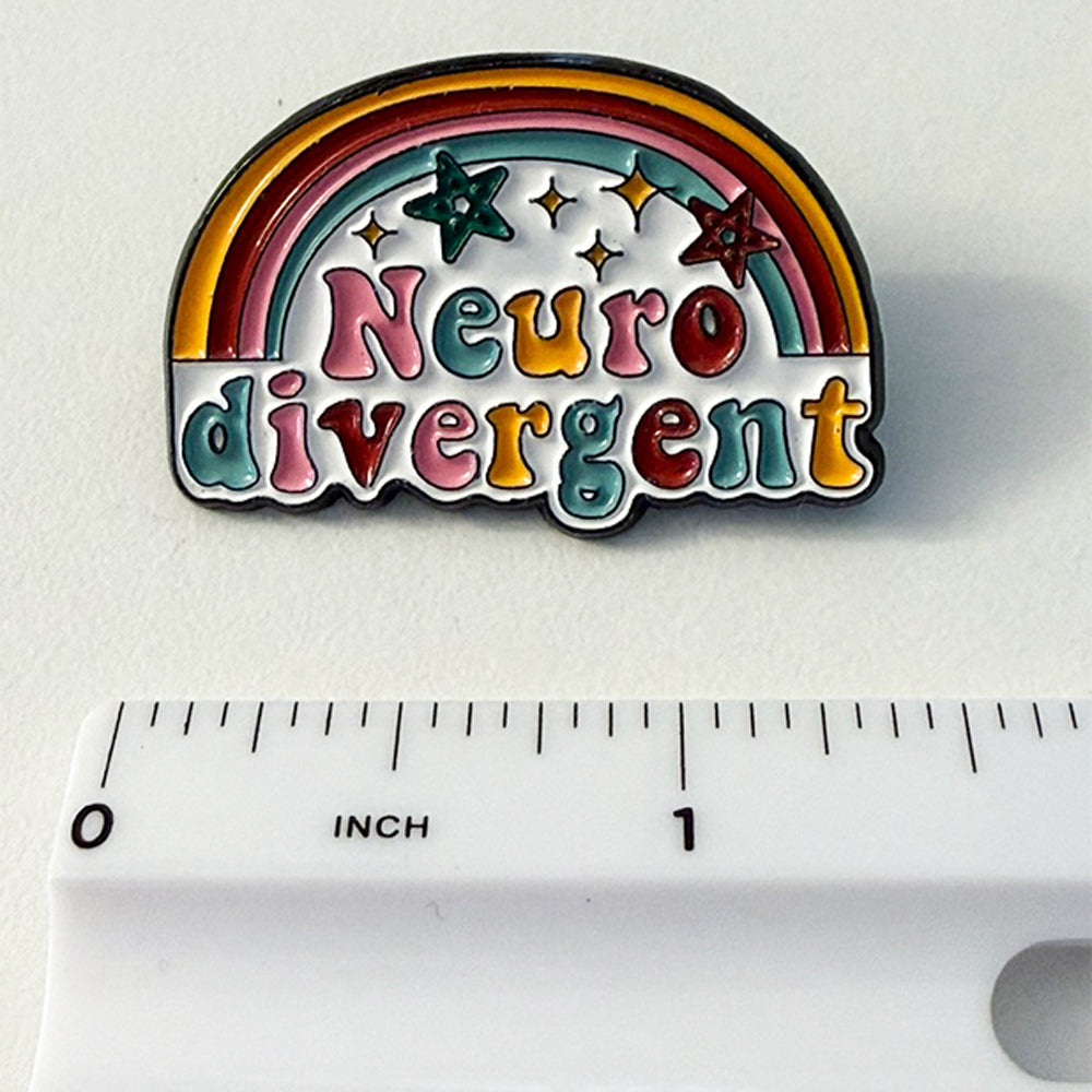 Badge Épinglette - Neurodivergent Étoiles