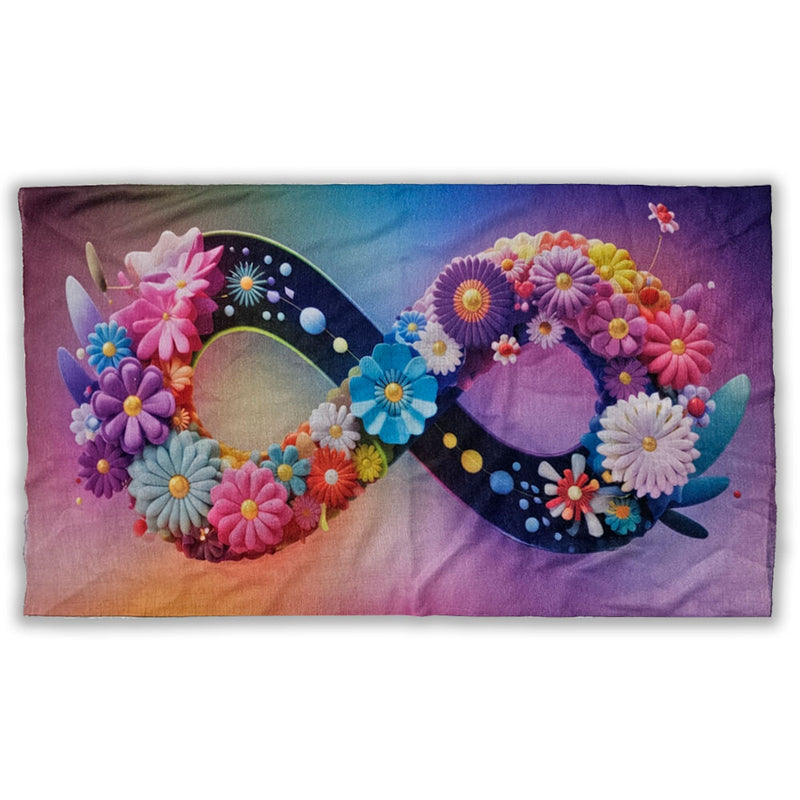 Foulard en tube - Neurodiversité et fleurs