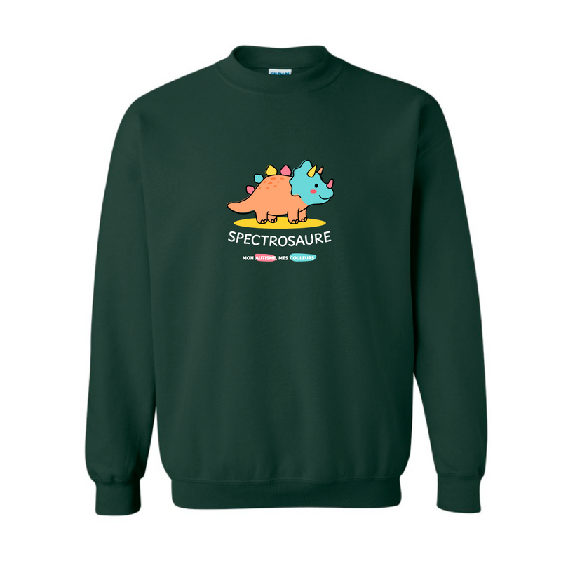Crewneck : Spectrosaure Mon autisme, mes couleurs