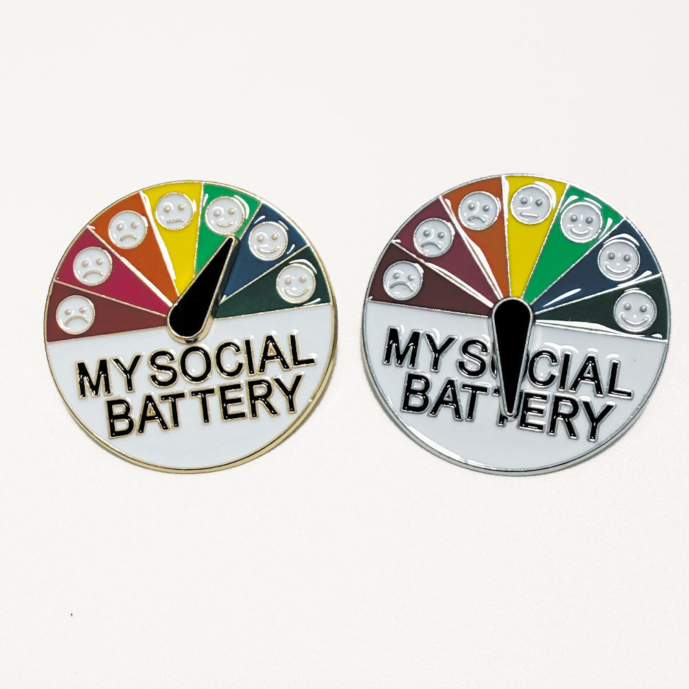 My Social Battery roulette (1 épinglette)