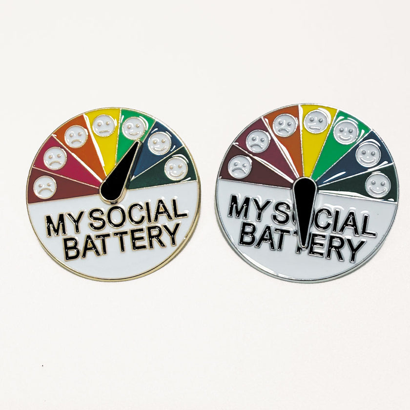 My Social Battery roulette (1 épinglette)