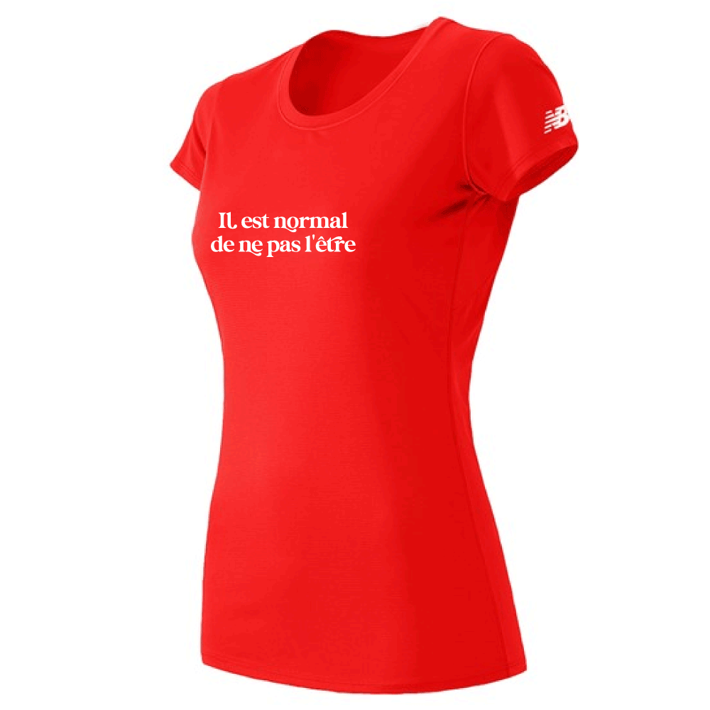 Women's NB sport t-shirt - It's okay not to be (red)