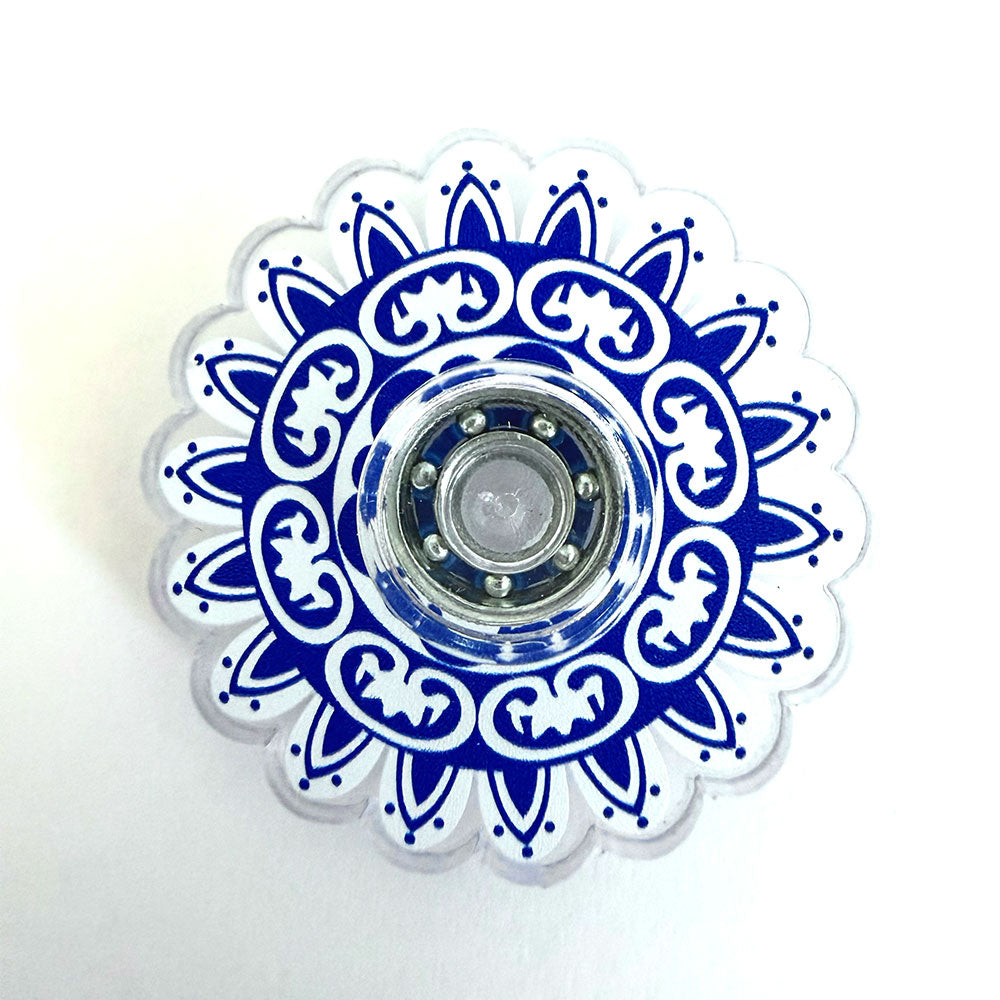 Toupie à doigts miniature à motifs