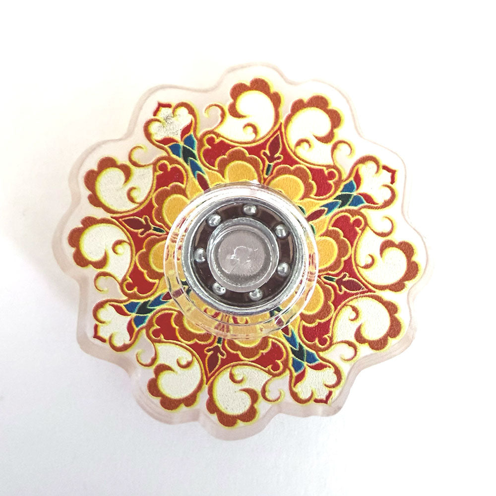 Toupie à doigts miniature à motifs