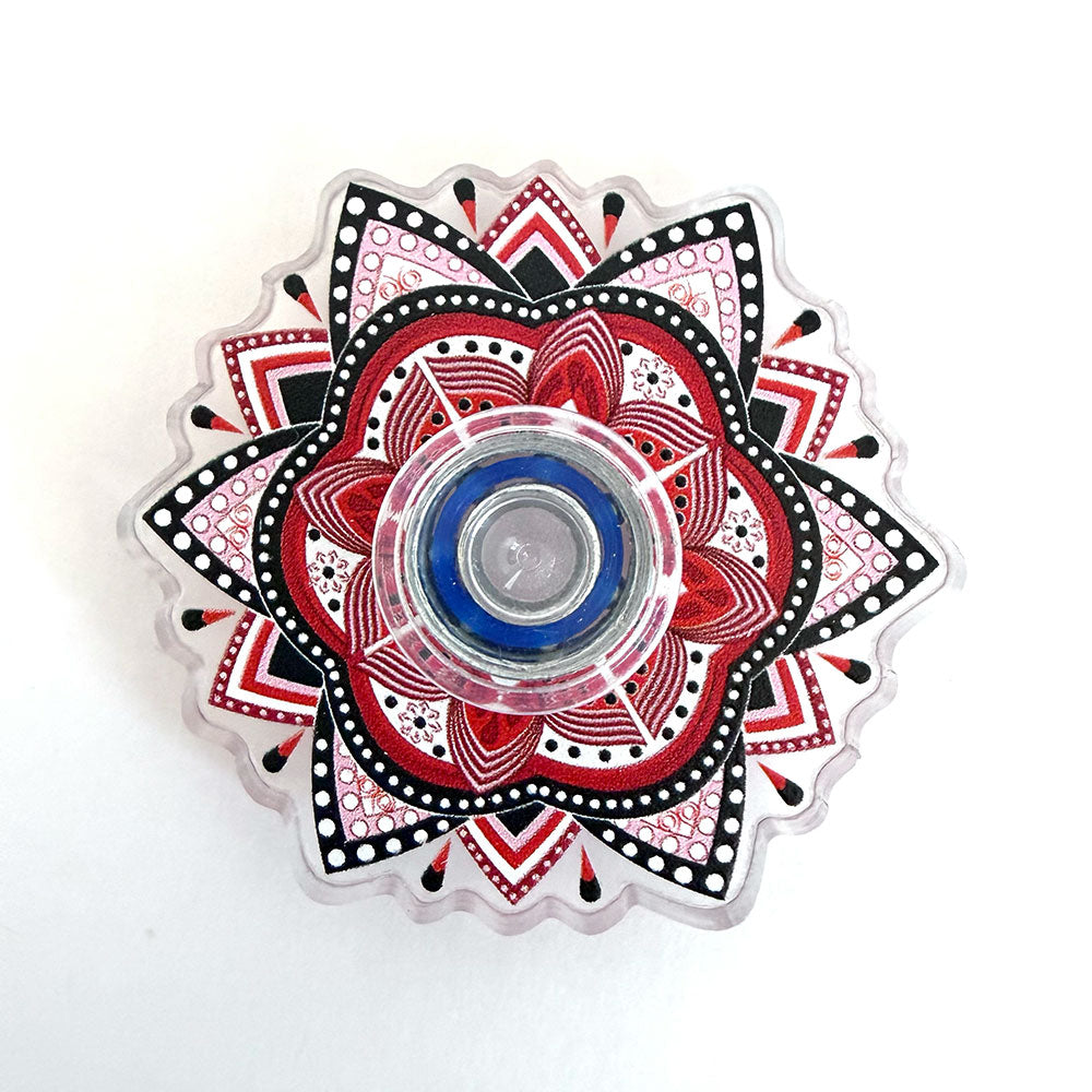 Toupie à doigts miniature à motifs