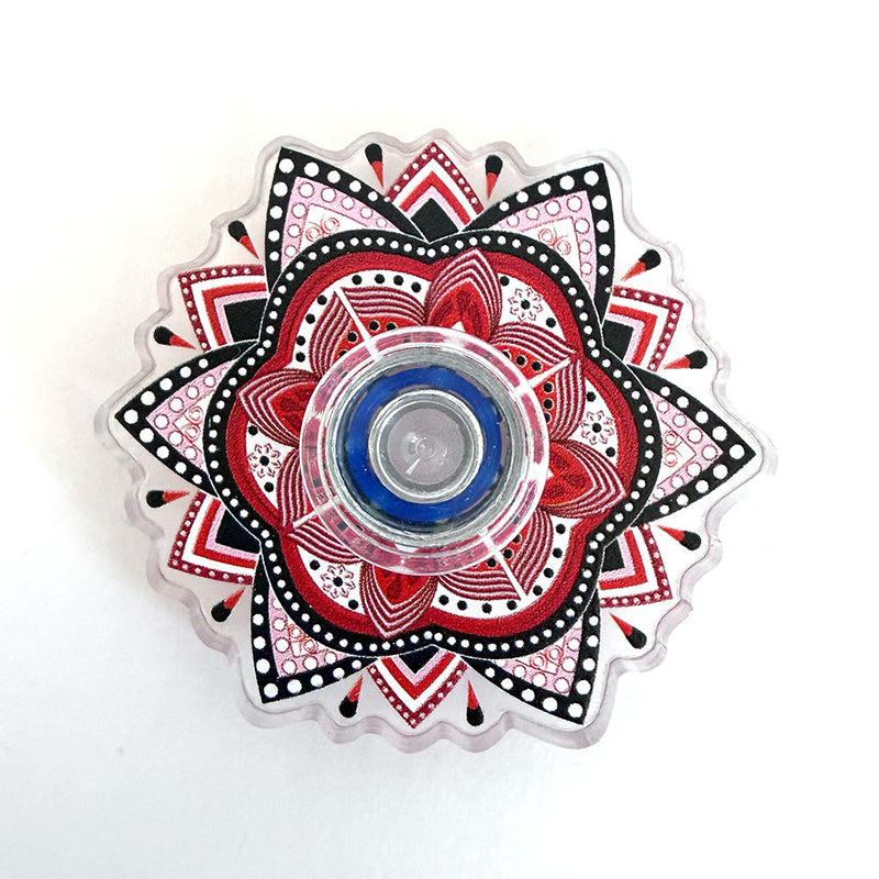 Toupie à doigts miniature à motifs