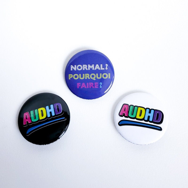 Trio badges - AUDHD