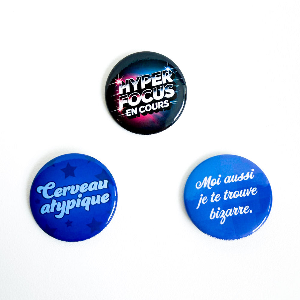 Trio badges - Hyperfocus