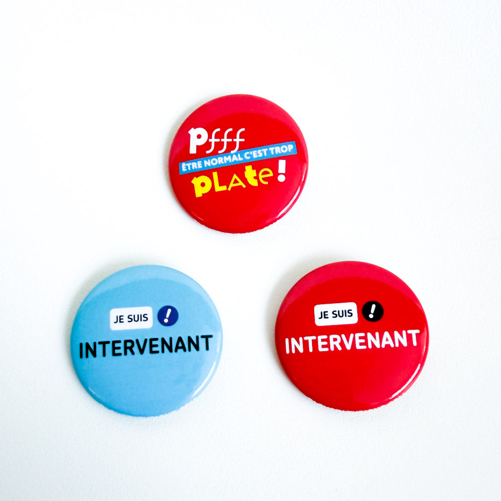 Trio badges - Intervenant