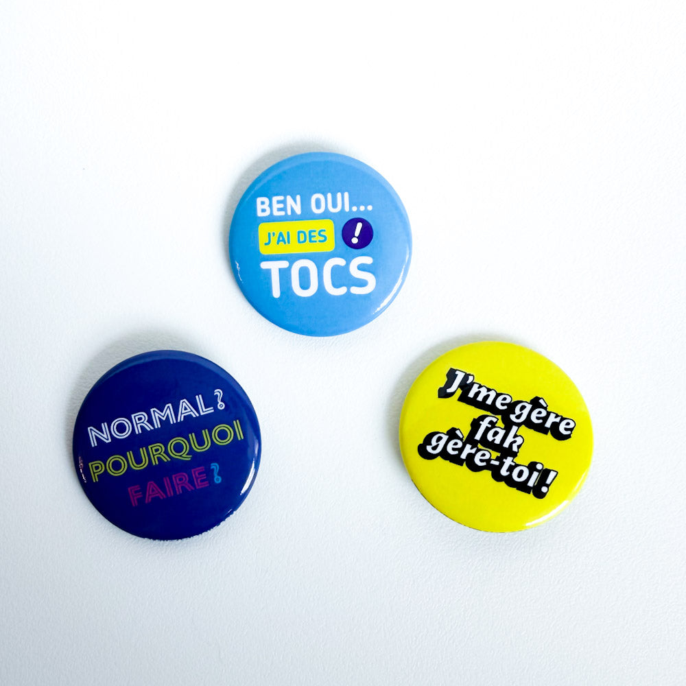 Trio badges - TOCS