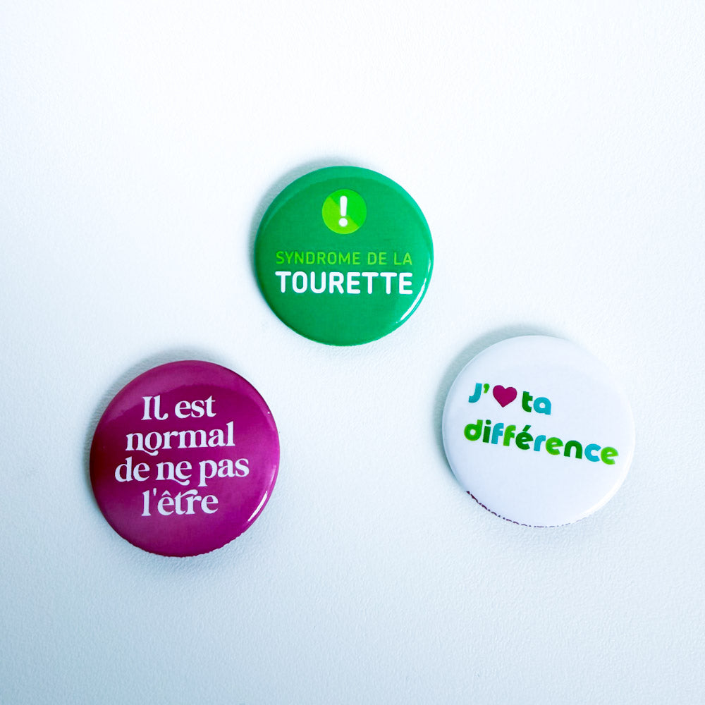 Trio badges : Tourette