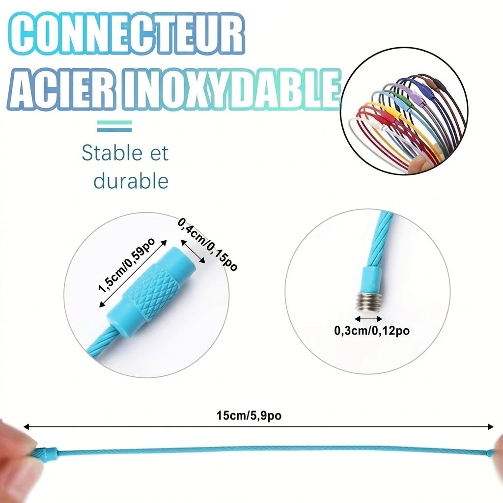 Anneau pour carte ou clés
